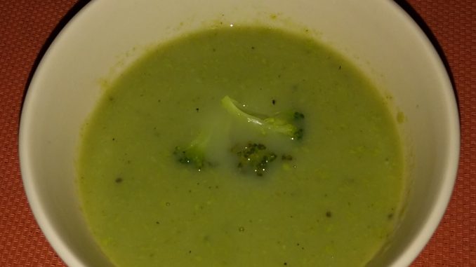 Cream of Brocoli Spinach Soup