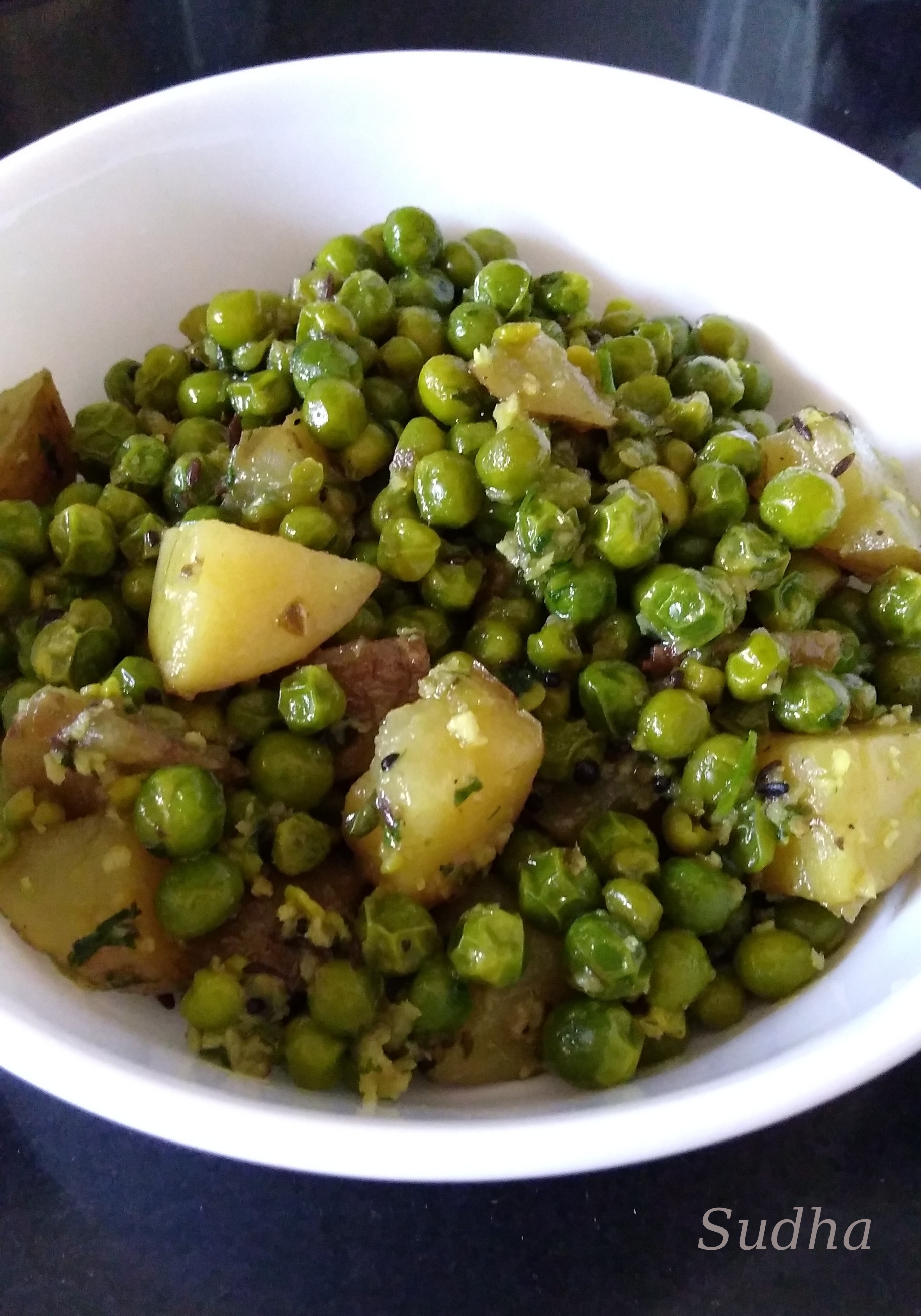Matar Usal (मटार उसळ) Green Peas Subji My Family Recipes