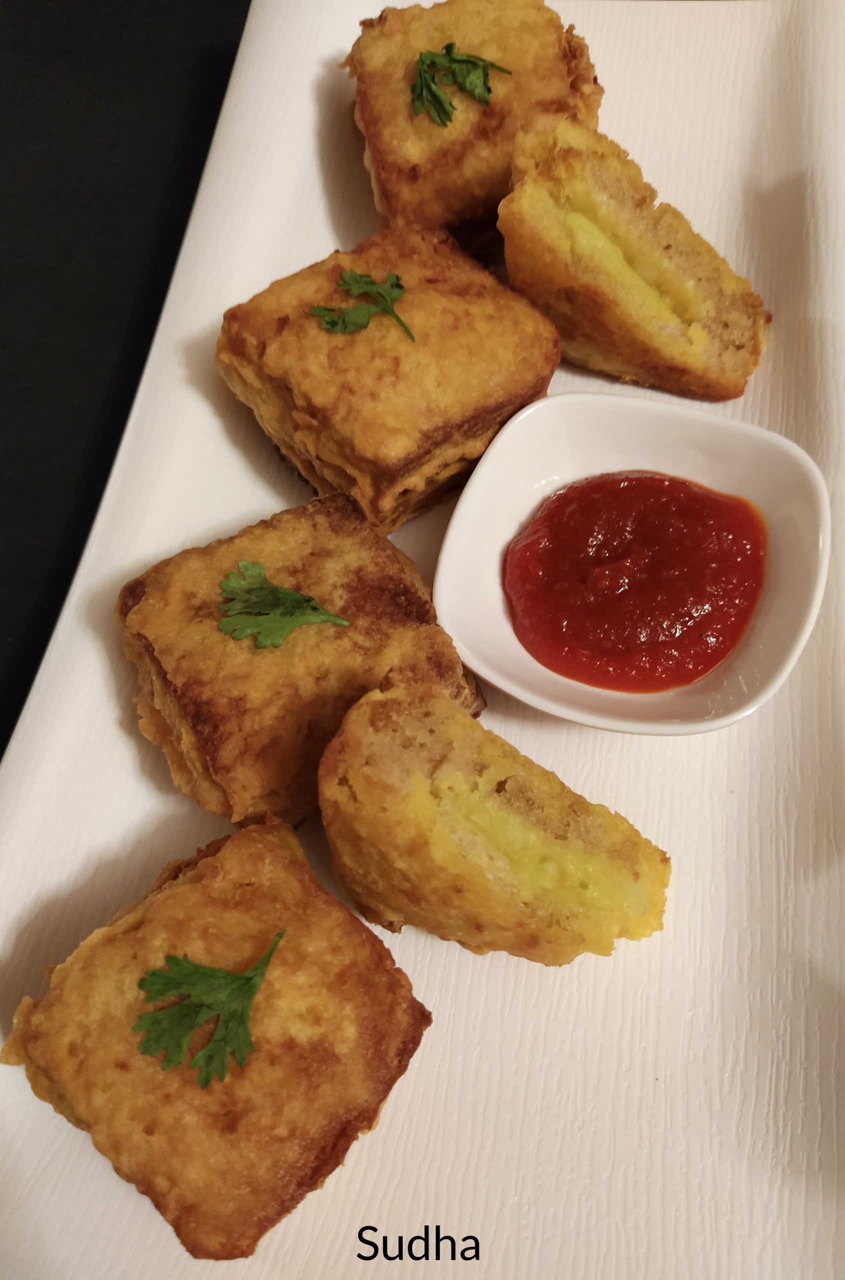 Bread Pakoda (ब्रेड पकोडा) - Fried Stuffed Bread | My Family Recipes