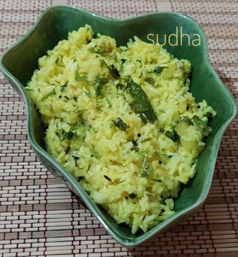 Fodni Rice Fodnicha Bhaat / Fodnicha Bhat (फोडणीचा भात) - Tempered Rice | My ...