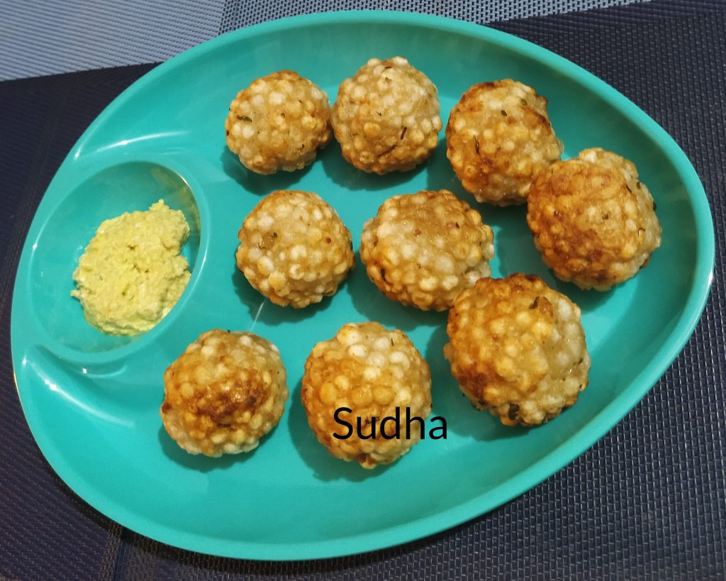Sabudana Appe without Potato (साबुदाणा आप्पे बटाटा विरहित) Tapioca