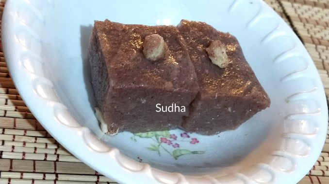 Nachani - Ragi Pudding (नाचणी पुडिंग)